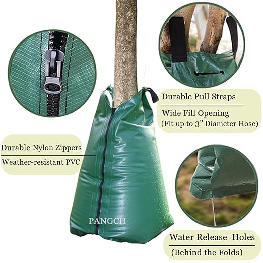 Tree Watering Bag, 20 Gallon Slow Release Tree Watering Bags-Drip Irrigation Bag for Newly Planted or Established Trees (8 Pack)