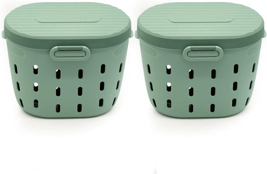 Vego Garden In-Ground Worm Composter Outdoor Farm Compost Bin 7 Gallons BPA-Free Composting System