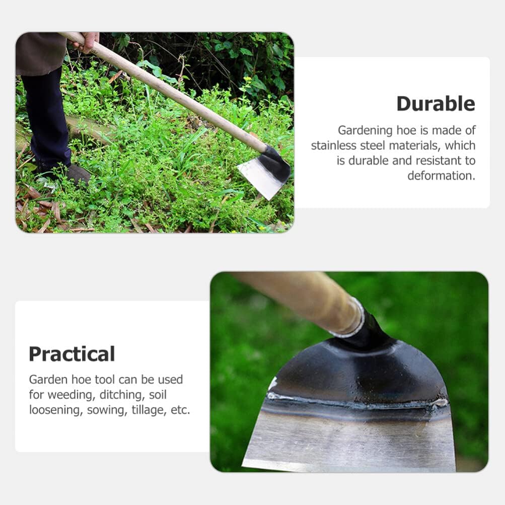 DOITOOL Hand Hoe Head Replacement Hoe Garden Tool Heavy Duty Farm Hoe Gardening Planting Agricultural Tiller Digging Weeding Tool Hoe Head for Agriculture