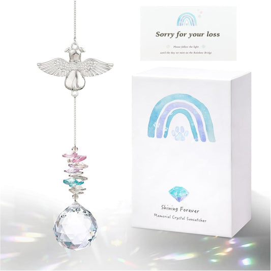 Loss of Dog Sympathy Gift - Dog Memorial Suncatcher, Pet Loss Sympathy Gifts, Passing Away