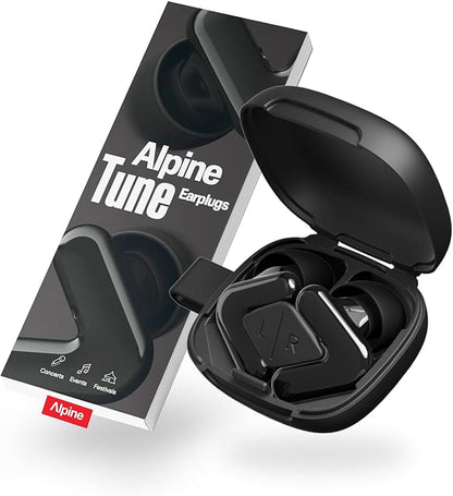 Alpine Tune Earplugs, Concert Ear Plugs for Noise Reduction, High Fidelity Music Quality, 19dB