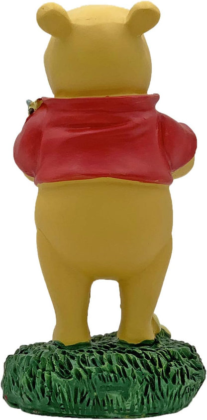 Dinsey Winnie The Pooh Honey Pot Everyday Outdoor Garden Statue, 6 inches Tall, Officially Licensed Disney Product