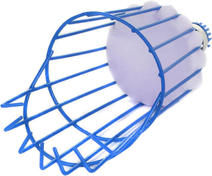 Fruit Picker Basket Only Twist-On Standard US Threaded Pole Integrated Non-Detachable Harvesting Tool Head with Protected Foam Cushion for Apple Peach Mango Pear, Blue(Pole Not Included)