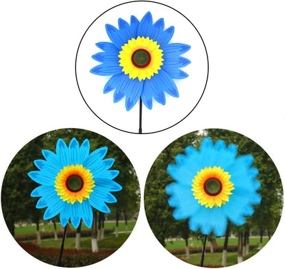 B bangcool Sunflower Lawn Pinwheels Wind Spinners Garden Party Pinwheel Wind Spinner for Patio Lawn & Garden (6 PCS)）