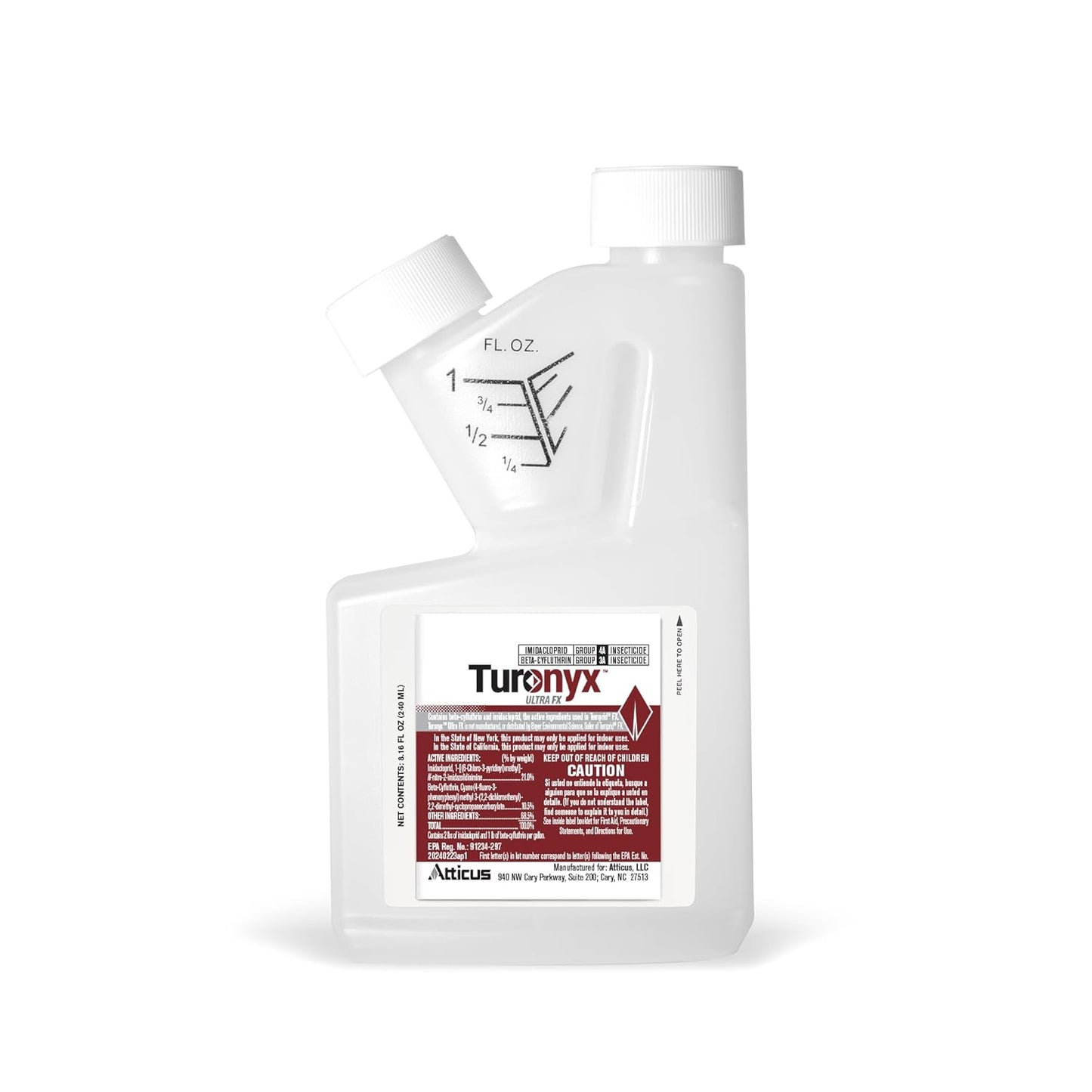 Atticus Turonyx Ultra FX Insecticide – Compare to Leading Brand – Pest Control for Indoor and Outdoor Use – Ants, Beetles, Roaches, Spiders, Fleas, Flies, Ticks (240 mL)