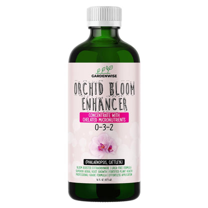 0-3-2 Giant Bloom: Orchid Bloom Enhancer - Orchid Bloom Booster Fertilizer - Orchid Food Concentrate - Chelated Nutrients for Healthy Flower & Reblooms (32 OZ), GW-05030-C-01