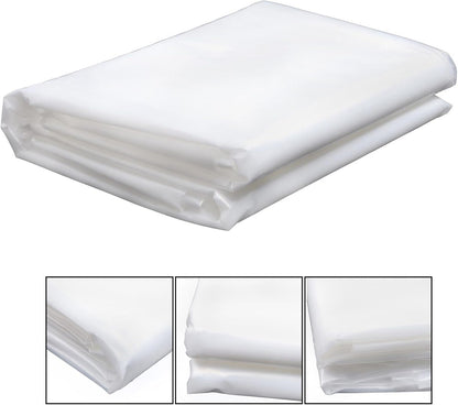 20 x 25FT Greenhouse Plastic Sheeting, 6 Mil Heavy Duty Clear Polyethylene Film, Covering for Gardening, Farming