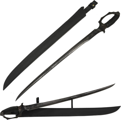 High Manganese Steel Blade Machete for Cutting Trees Heavy Duty Full Tang Outdoor Survival Hunting Tactical Sword