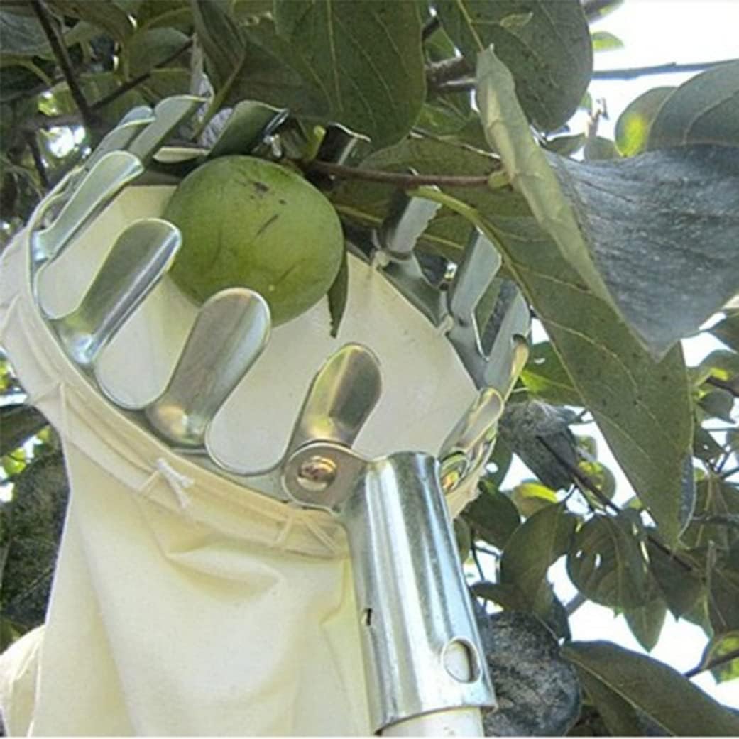 Fruit Picker Head Basket Fruit Picking Tools Fruits Catcher Metal Fruit Picker Agricultural Garden Hardware Tools, Gardening