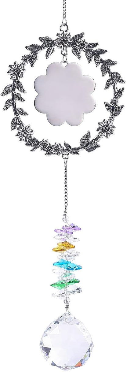 Persoanlized Gifts for Women Mom Sister Friends, Unique Crystal Suncatcher, Sun Catcher Ornament for Window Rainbow Maker Hanging Gift