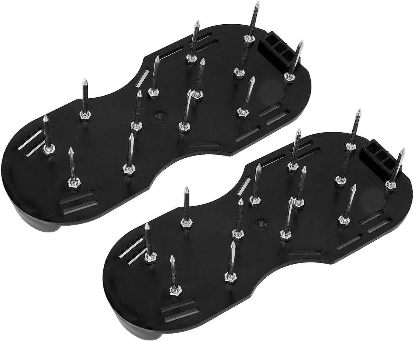 Aerator Shoes with Adjustable Strap,Heavy Duty Spikes for Grass Aerating Patio Garden,Fully Assembled Aerating Shoes for Yard Patio Lawn Garden