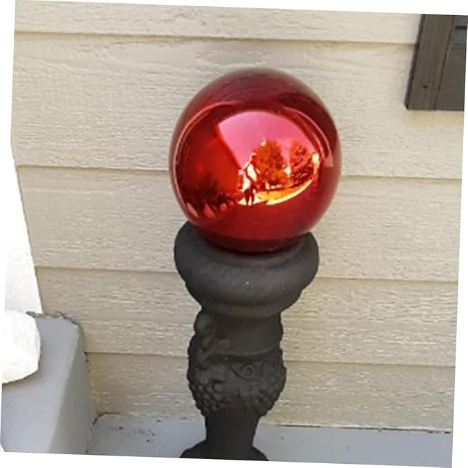 Stainless Steel Polished Gazing Ball Reflective Garden Mirror Sphere Decor for Outdoor Spaces Durable Metal Ball for Elegant Home and Garden Decoration 5.89inch