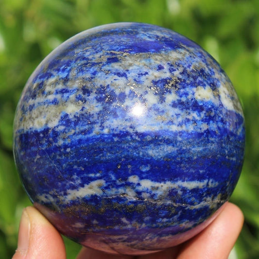 4-5cm/1.57-1.96inch Natural Crystal Ball Lapis Lazuli Polished Divination Ball Decorative Sphere Reiki Healing Crystals Ball Healing Stone Crafts (40-50mm, Lapis Lazuli)