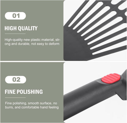 BESPORTBLE 2-Pack Small Hand Rakes - Lightweight Plastic Garden Rakes for Raised Garden Bed, Leaves, Lawns & Tight Spaces, Easy-Grip Ergonomic Handle (No Rust/Bend)