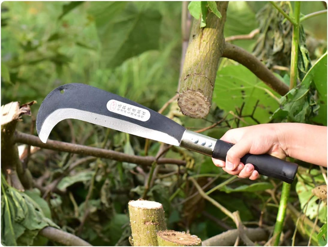 Zelin Machete with Heavy Duty Construction Black Plastic Handle,Ergonomic No-Slip Handle for Gardening, Agriculture, Bushcraft, Hunting and Outdoor