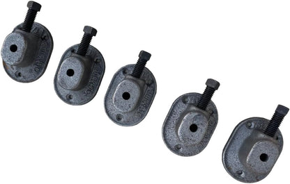 Sandbaggy Heavy Duty 1/4" Pencil Rod Clamp - Reusable Concrete Formwork Clamps - Cast Malleable Iron - Construction Grade Strength & Safety (Heavy Duty, 1, Count)