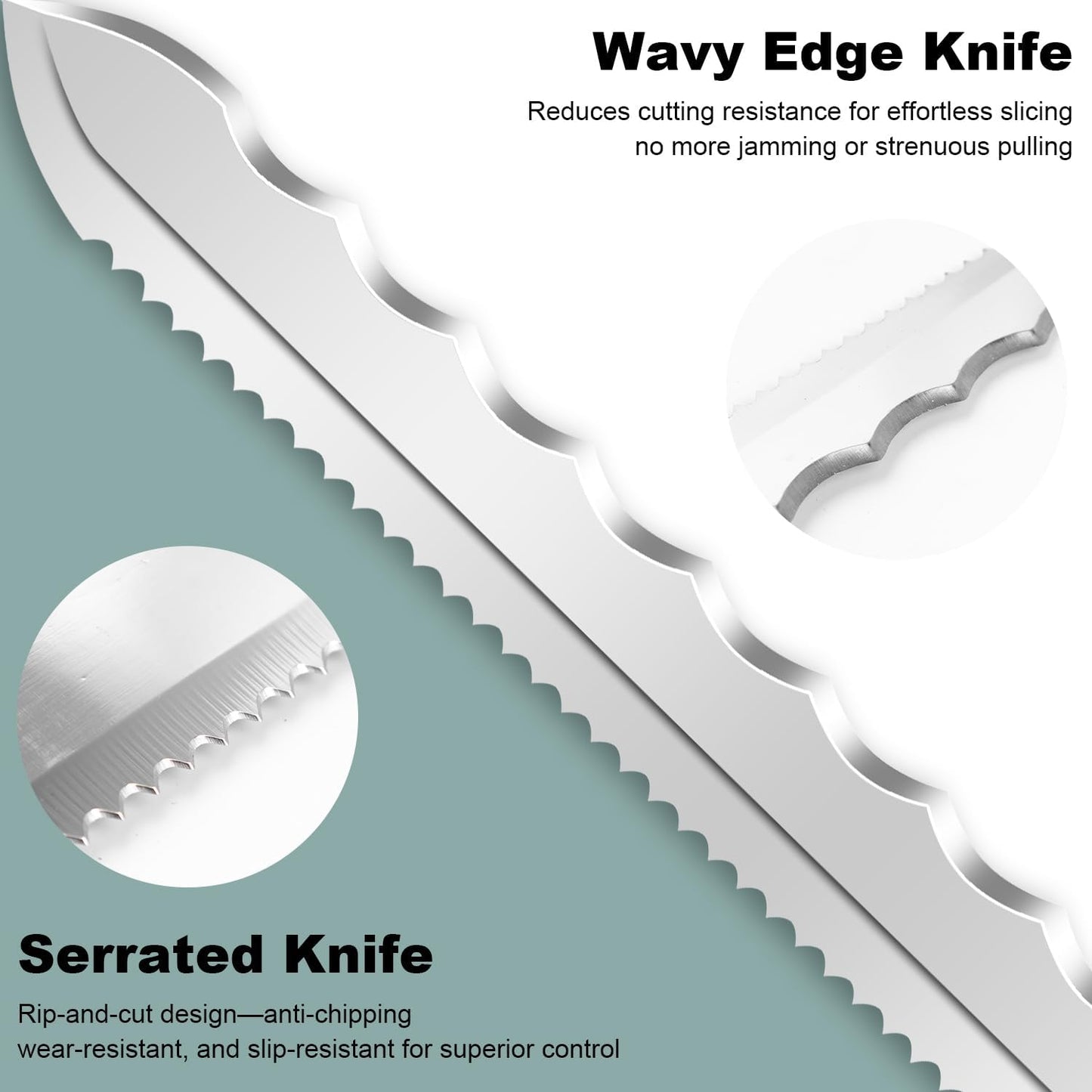 Sod Cutter knife: Stainless Steel Garden Knife 11.14-inch sharp blade, double-edged sod knife for outdoor, Lawn Repair, easy to carry (new blue)