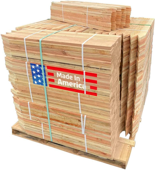 Sandbaggy 3 Ft Wood Stakes (1" X 3" X 36") - Made in The USA - 3" Extra Wide Stakes for Concrete Forms, Garden, Yard, Grading, Survey, Plants, Signs (Douglas Fir Wood, 10000)