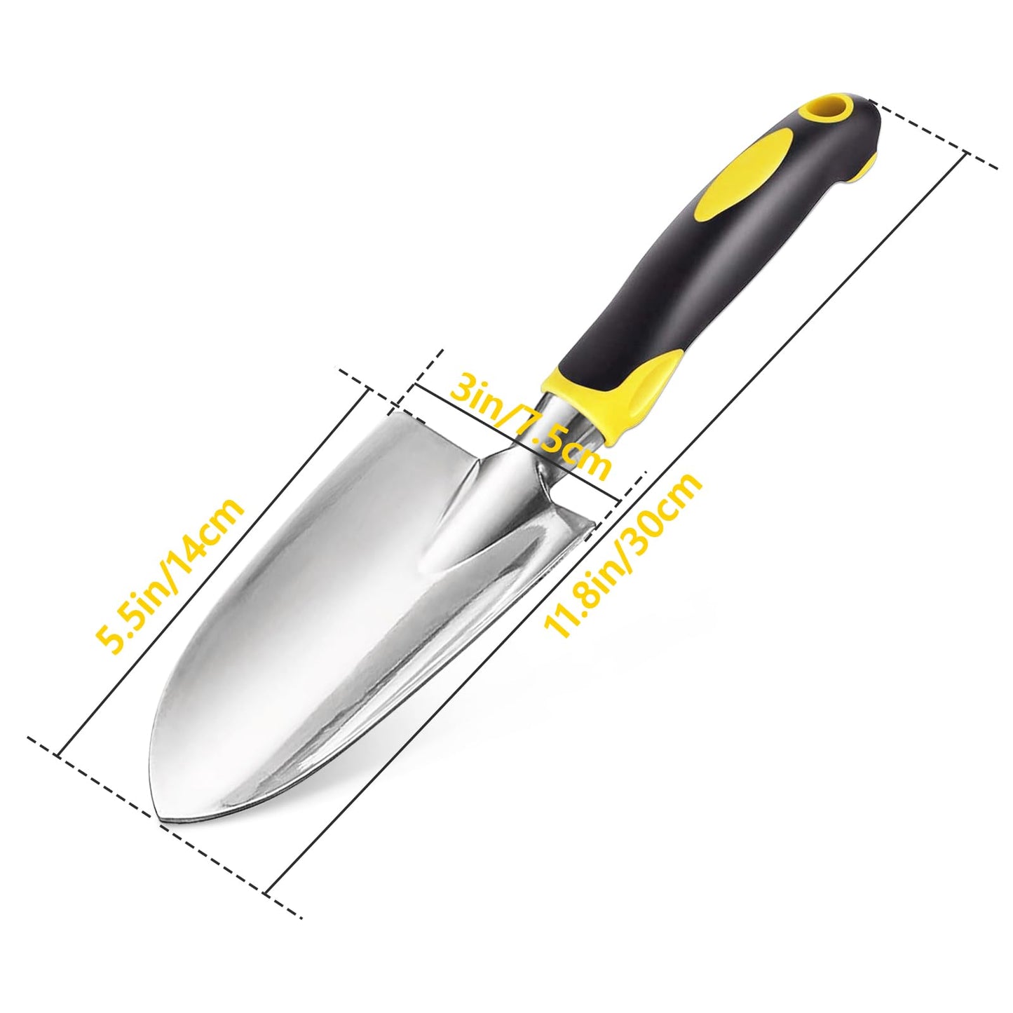 Garden Shovel Tool, Stainless Steel Heavy Duty Garden Trowel for Weeding