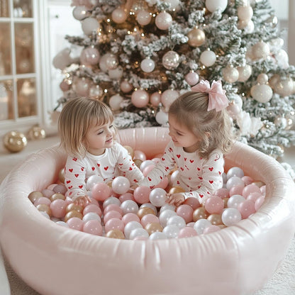 TRENDPLAY Plastic Balls for Ball Pits 2.2 Inch, Pack of 50 100 200 500 Hollow Balls, Perfect for Toddler Baby Pools,Party,Festival Decoration
