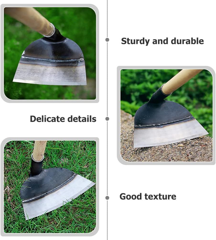 DOITOOL Hand Hoe Head Replacement Hoe Garden Tool Heavy Duty Farm Hoe Gardening Planting Agricultural Tiller Digging Weeding Tool Hoe Head for Agriculture