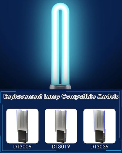 PACETAP 4 Pack 21050 9W U Shape Bulbs Replacement Compatible with DynaTrap Models DT3009, DT3019 and DT3039