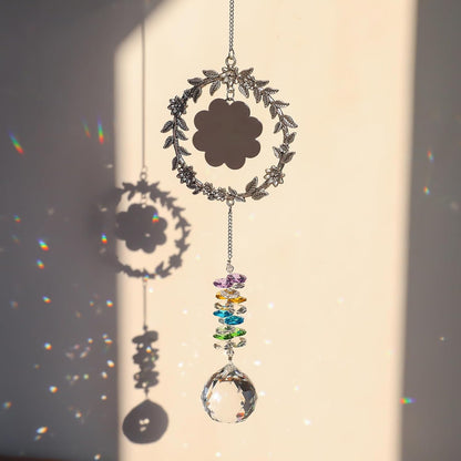 Persoanlized Gifts for Women Mom Sister Friends, Unique Crystal Suncatcher, Sun Catcher Ornament for Window Rainbow Maker Hanging Gift