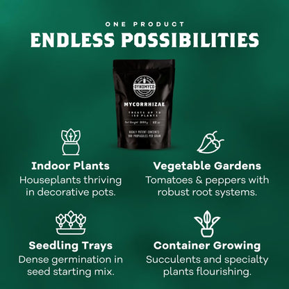 DYNOMYCO Granular Mycorrhizal Fungi Inoculant, 340g / 12oz – Boosts Root Growth, Yields & Nutrient Uptake – 900 Propagules/g, Concentrated Granules, & OMRI Listed – Biofertilizer for Plant Growth