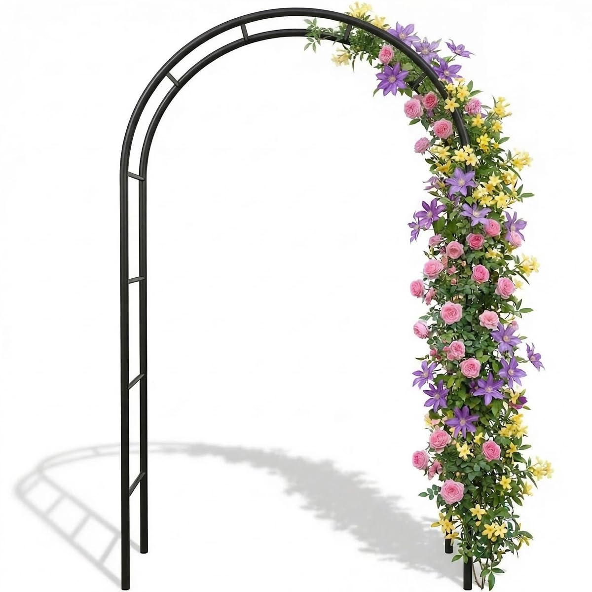 Thick Metal Garden Arch Rust-Proof Heavy Duty for Climbing Vines & Wedding