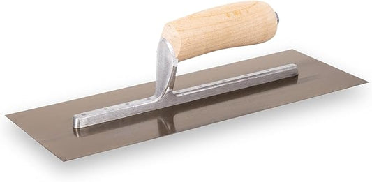 MARSHALLTOWN Curry Style Trowel, 13x5 Inches, Ideal for Plastering and EIFS, Made in the USA, 102CST