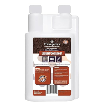Liquid Compost | (32 fl. oz.) | Worm Tea with Trace Minerals, Vitamins, and Aerobic Microbes | Improves Soil Health, Mobile Microbes, and Enhance Nutrient Uptake