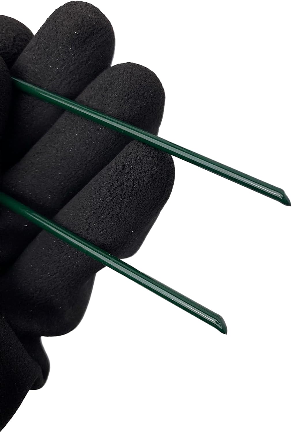 200Pcs Metal Garden Landscape Stakes 6 Inch Landscape Staples,Green Baked Enamel U Stakes for Ground for Weed Barrier,Outdoor Decoration,Tarps,Irrigation Pipes Fixed