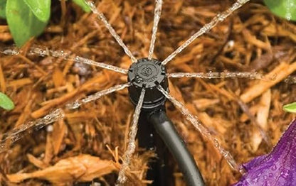 CTKcom Adjustable 360 Degree Water Flow Irrigation Drippers on Stake Emitter Drip System,Pack of 50