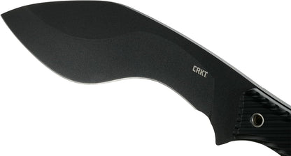 CRKT Clever Girl Kukri Compact Machete: Heavy Duty Powder Coated SK-5 Carbon Steel Blade, Textured G10 Handle with Sheath 2710