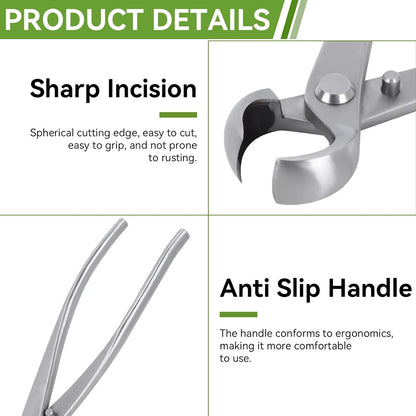 Bonsai Tools Concave Cutter Knob Cutter 180 mm BonsaiCutters Branch Cutter Bonsai Scissor Tree Clippers Pruning BonsaiTrimmer Gardening Tools