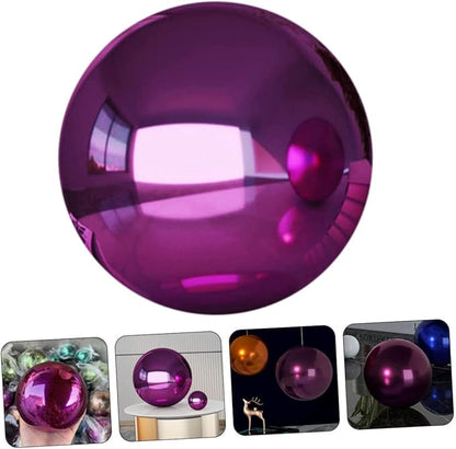 Gazing Globe Mirror Ball 4.72 Inch, Set of 2 – Perfect for Garden Decorations, Outdoor Spaces, and Unique Home Décor