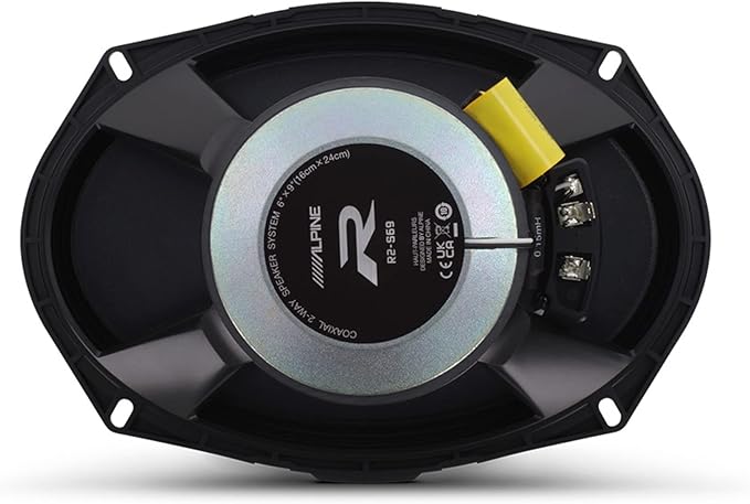 Alpine 6.5" & 6x9 R2 High-Resolution Speaker Bundle - A Pair of R2-S65C 2-Way Component Speakers &