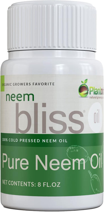 Neem Bliss (8 Fl Oz) - Pure Neem Oil Concentrate - 100% Cold Pressed Neem Oil - All-Natural Neem Oil Concentrate - Pure Neem Oil Extract - Unrefined Neem Oil for Hair - Neem Seed Oil Concentrate