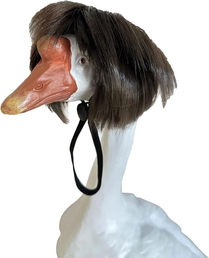 Porch Goose Wigs, Porch Goose Outfits Lawn Goose Statue Accessories for Outdoor Garden Patio Yard Goosey Decor （Style 6）