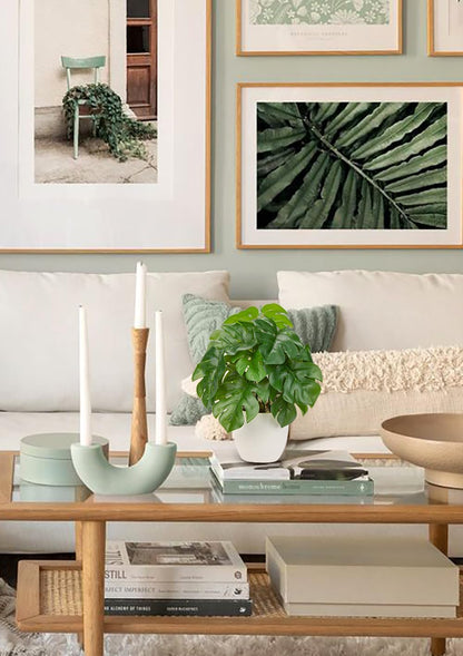Fake Plants Small Artificial Plants Indoor Set of 2 Faux Plants with Pots Realistic Monstera Fake Potted Plants Artificial Decor for Home Bedroom Aesthetic Bathroom Shelf Living Room Office Table