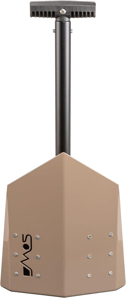 DMOS Delta Shovel - Collapsible Heavy-Duty Steel Folding Shovel for Camping, Overlanding, Survival, Military, Hunting, & Off-Road Use - Flat Dark Earth - Pro
