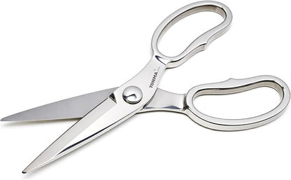 TONMA Kitchen Scissors All Purpose [Made in Japan] Japanese Kitchen Shears with Micro Serrated