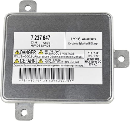 O-NEX Xenon D1S D2S 35W HID Ballast W003T20071 - OEM Replacement for BMW 1 2 3 5 7 Series, X1, Z4 - Direct Fit, Plug & Play Headlight Control Unit Module