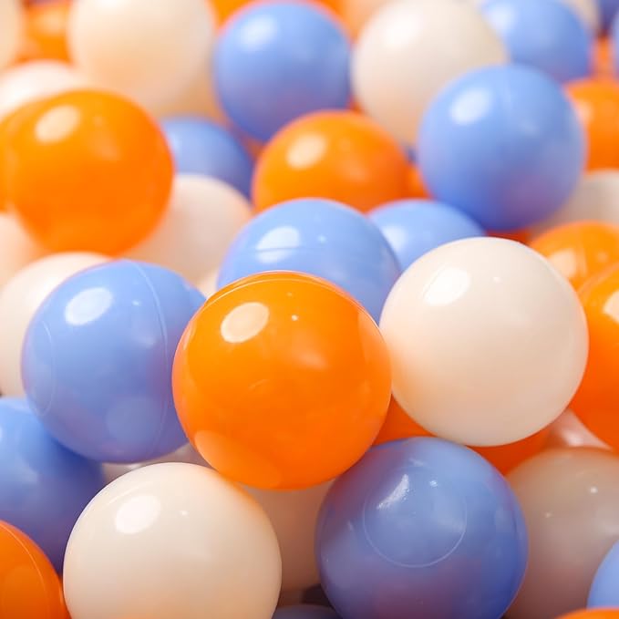 TRENDPLAY Plastic Balls for Ball Pits - Hollow Balls- Safe and Exciting Playtime - Perfect for Baby