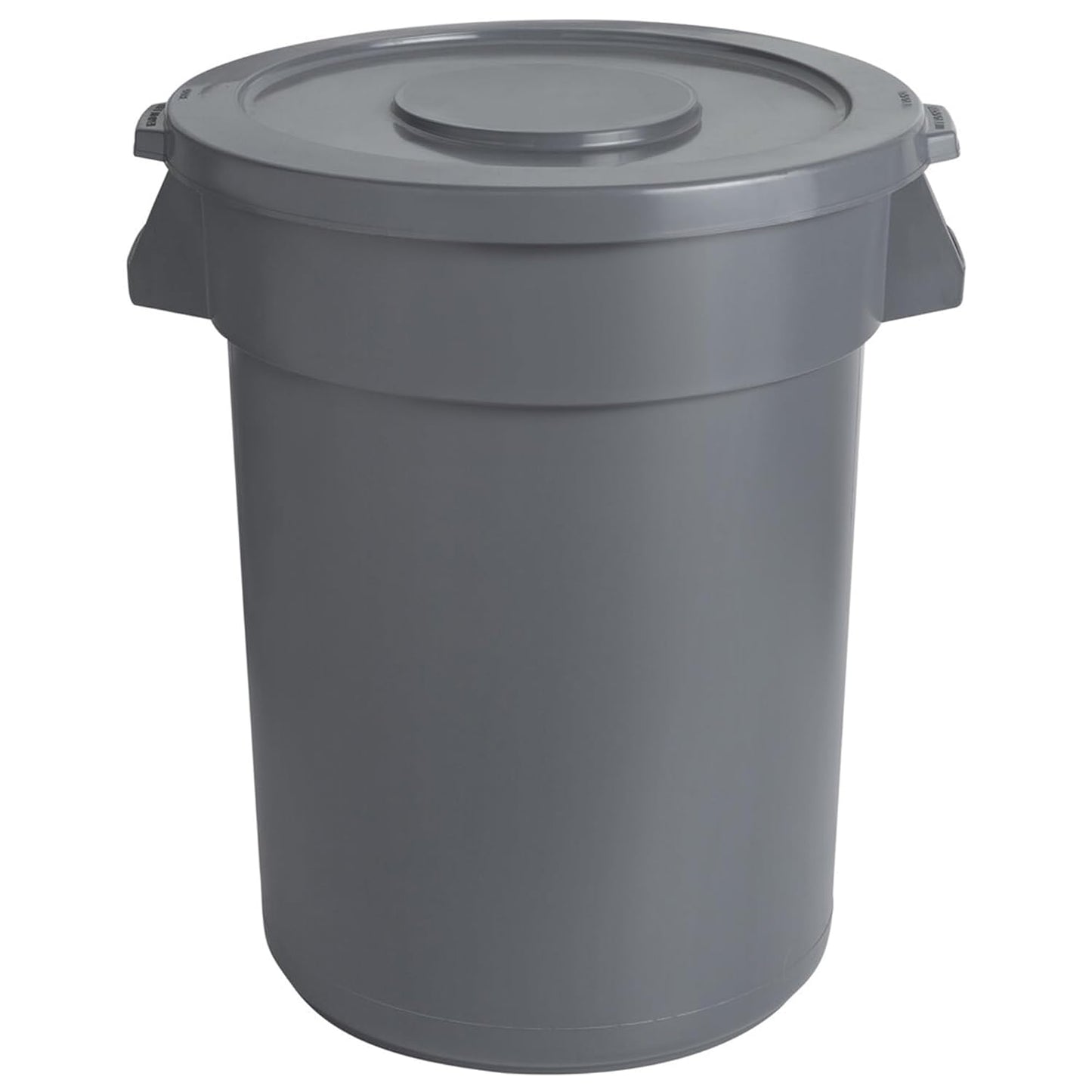 PRO&Family Trash can with Lid (Gray, 32 Gallon)