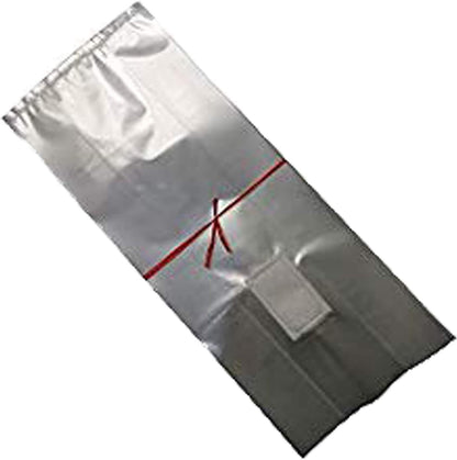 SUCOHANS Mushroom Grow Bags XLS Extra Large Size 10'' x 5.5'' x 24'' /Sealable Spawn/Myco Bags with 0.5 Micron Filter Designed for Mushroom Cultivation Growing (50)