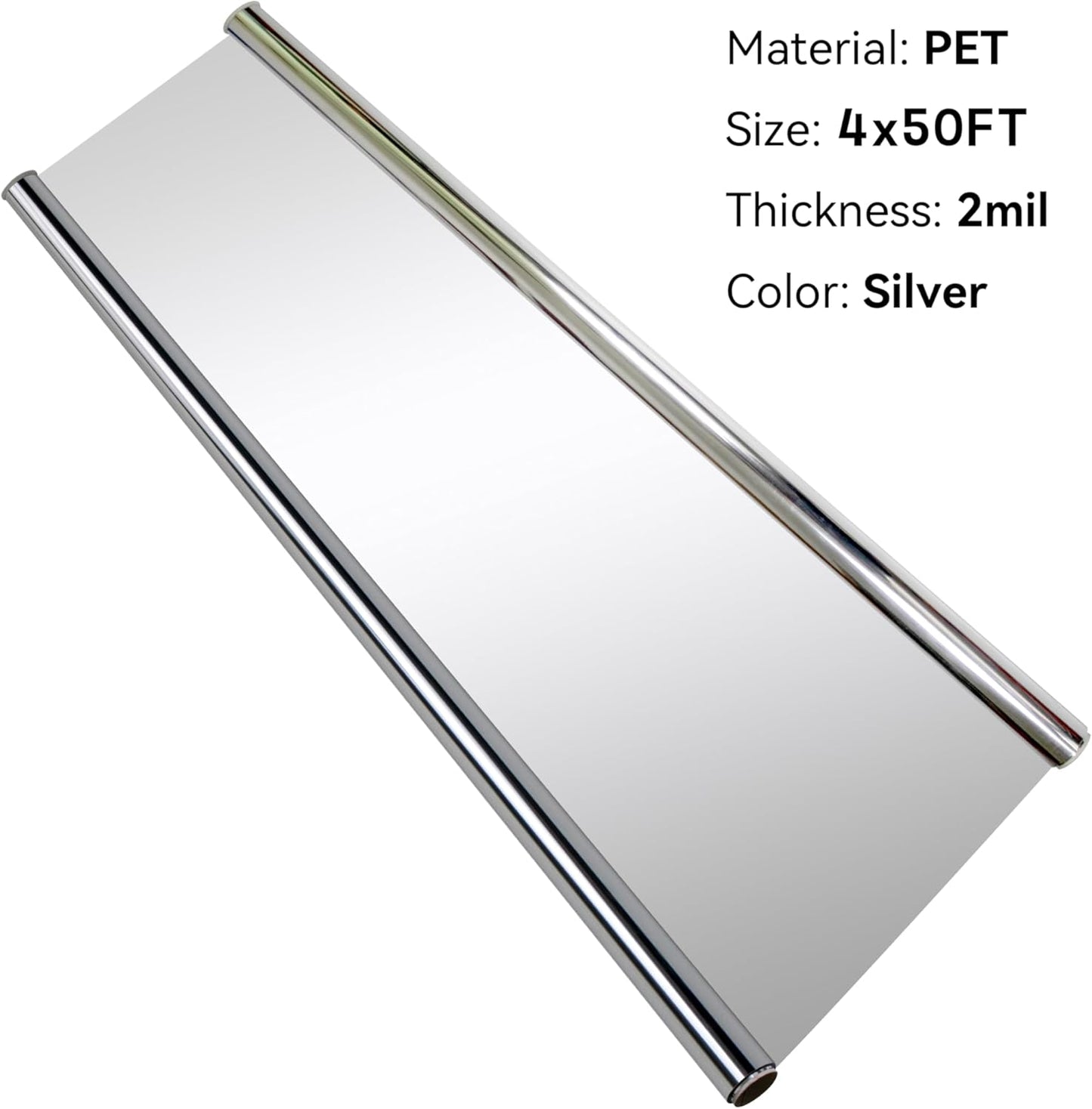 TEXALAN(R) Reflective Mylar Film for Indoor and Outdoor Gardening Grow Room 4FT x 50FT 2 Mil