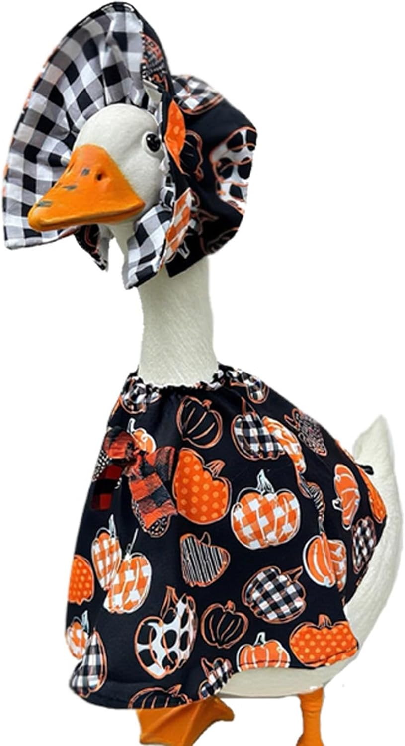 YLYGJGL Halloween Porch Goose Costume Set - 23 Inch White Goose Decor, Carnival Easter Party Outdoor Decoration