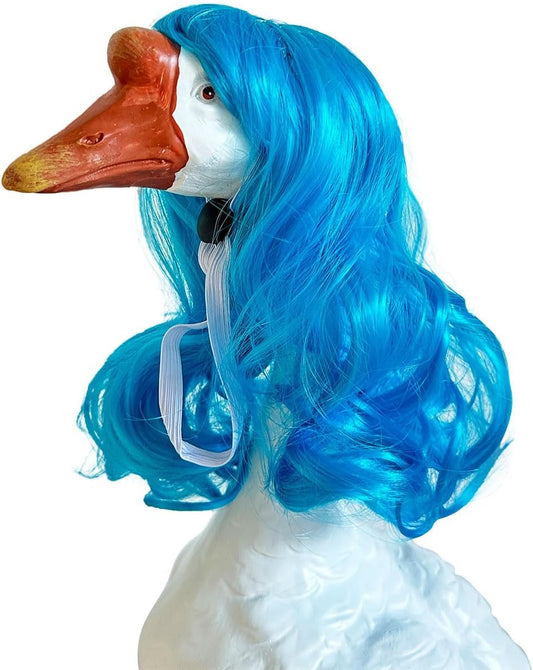 Porch Goose Wigs, Porch Goose Outfits Lawn Goose Statue Accessories for Outdoor Garden Patio Yard
