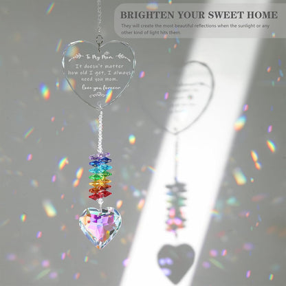 Mom Gift, Mom Birthday Gifts, Crystal Suncatcher Gifts for Mom from Daughter, Happy Mother’s Day